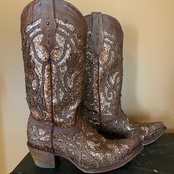 Glitter cowboy boots by corral - Picture 1 of 1